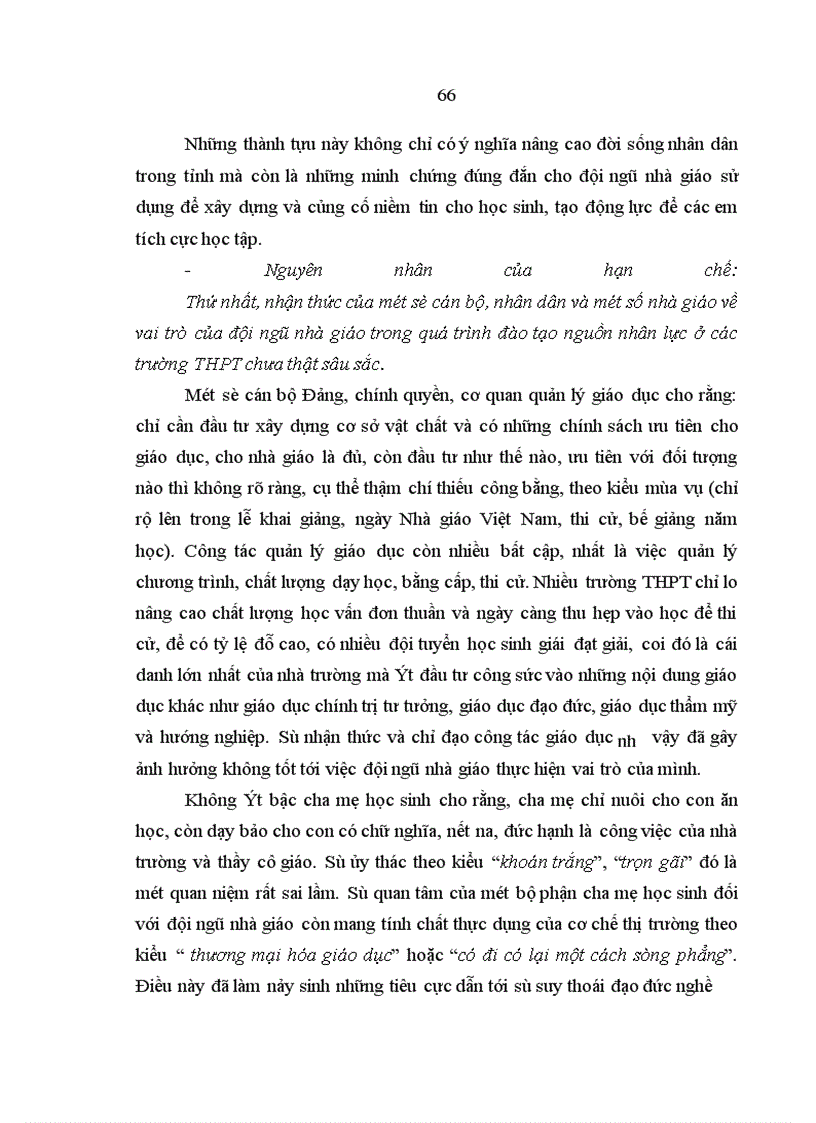 image for page Nâng cao vai trò của đội ngũ nhà giáo trong quá trình đào tạo nguồn nhân lực ở các trường THPT tỉnh Thái Bình hiện nay