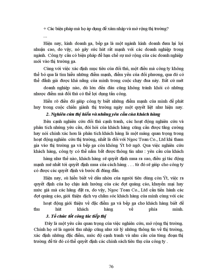 image for page Giải pháp nâng cao khả năng cạnh tranh trong kinh doanh ga và bếp ga ở Công ty TNHH Thương mại và Dịch vụ Ngọc Toản