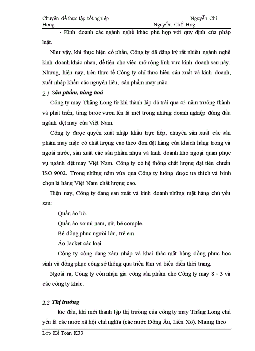 image for page Báo cáo thực tập tổng hợp tại Công ty may Thăng Long