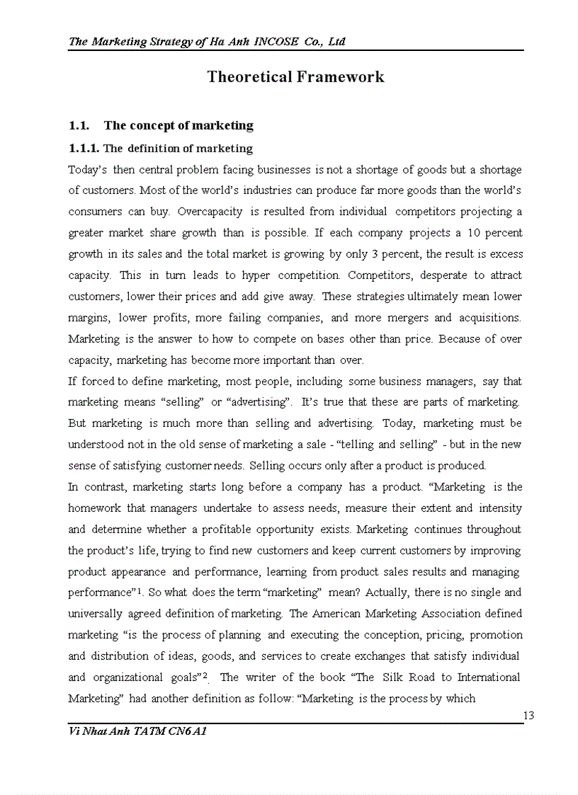 image for page The Marketing Strategy of Ha Anh INCOSE Co.,Ltd