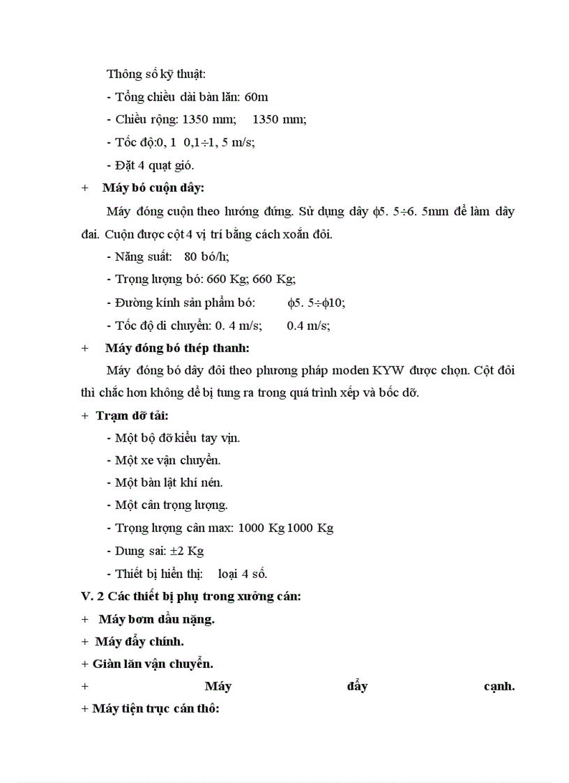 image for page Thiết kế xưởng cán thép hình liên tục cỡ nhỏ, chuyên sản xuất các loại thép xây dựng dạng thanh và cuộn có tiết diện đơn giản với năng suất 300.000 tấn/năm