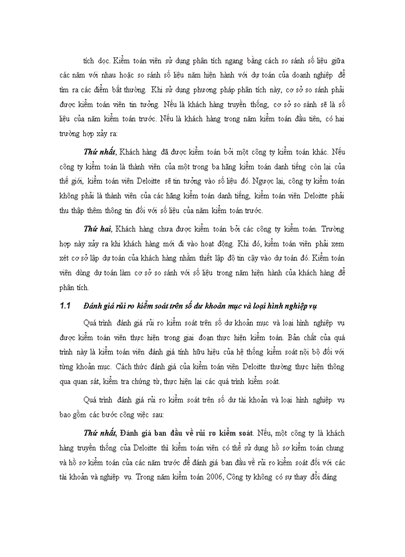 image for page Quy trình đánh giá trọng yếu và rủi ro kiểm toán trong kiểm toán Báo cáo tài chính tại Công ty TNHH Deloitte Việt Nam