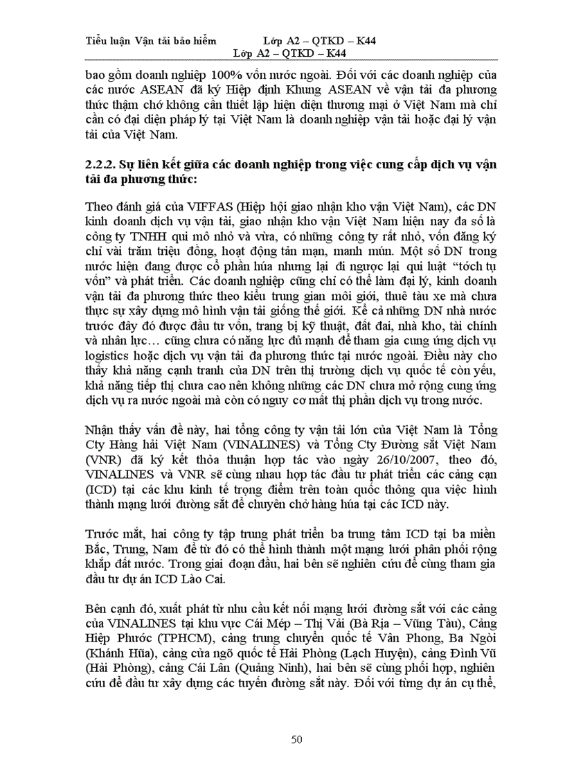 image for page Phát triển vận tải đa phương thức ở Việt Nam