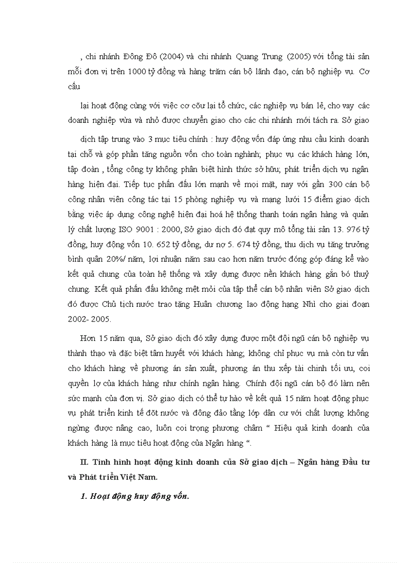 image for page Nâng cao chất lượng thẩm định tài chính dự án xin vay vốn tại Sở giao dịch Ngân hàng Đầu tư và Phát triển Việt Nam.