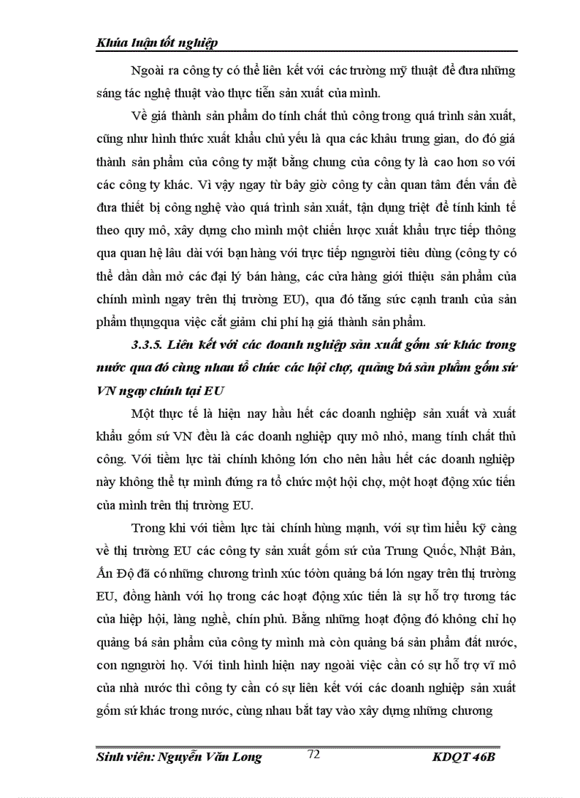 image for page Một số giải pháp thúc đẩy hoạt động XK của công ty TNHH gốm sứ Bát Tràng phomex sang thị trường Châu Âu