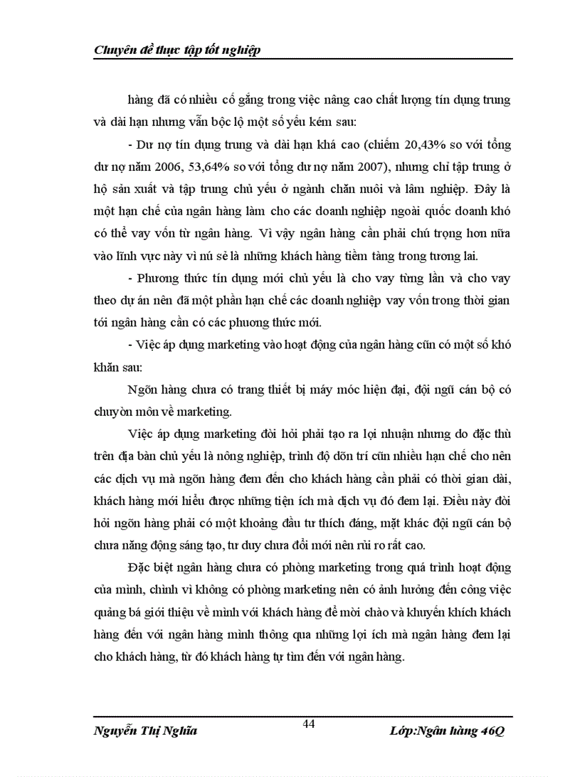 image for page Giải phát nâng cao chất lượng tín dụng trung và dài hạn tại NHNo&PTNT Huyện Can Lộc