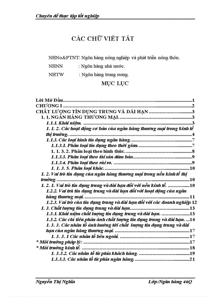 image for page Giải phát nâng cao chất lượng tín dụng trung và dài hạn tại NHNo&PTNT Huyện Can Lộc