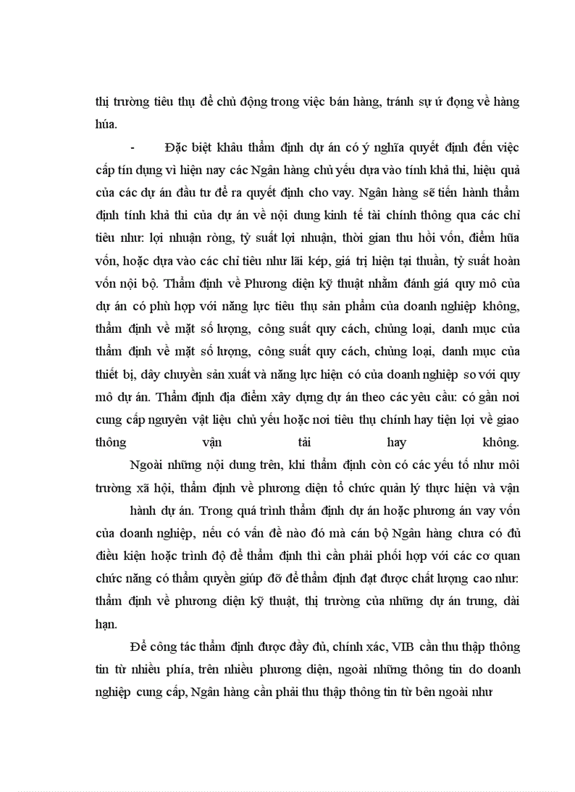 image for page Mở rộng quan hệ tín dụng đối với khách hàng doanh nghiệp vừa và nhỏ tại Trung tâm kinh doanh – Ngân hàng Thương mại Cổ phần Quốc tế Việt Nam – VIBank