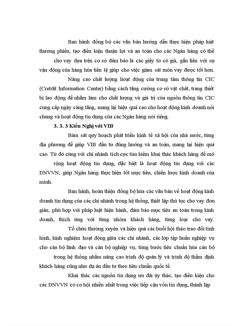 image for page Mở rộng quan hệ tín dụng đối với khách hàng doanh nghiệp vừa và nhỏ tại Trung tâm kinh doanh – Ngân hàng Thương mại Cổ phần Quốc tế Việt Nam – VIBank