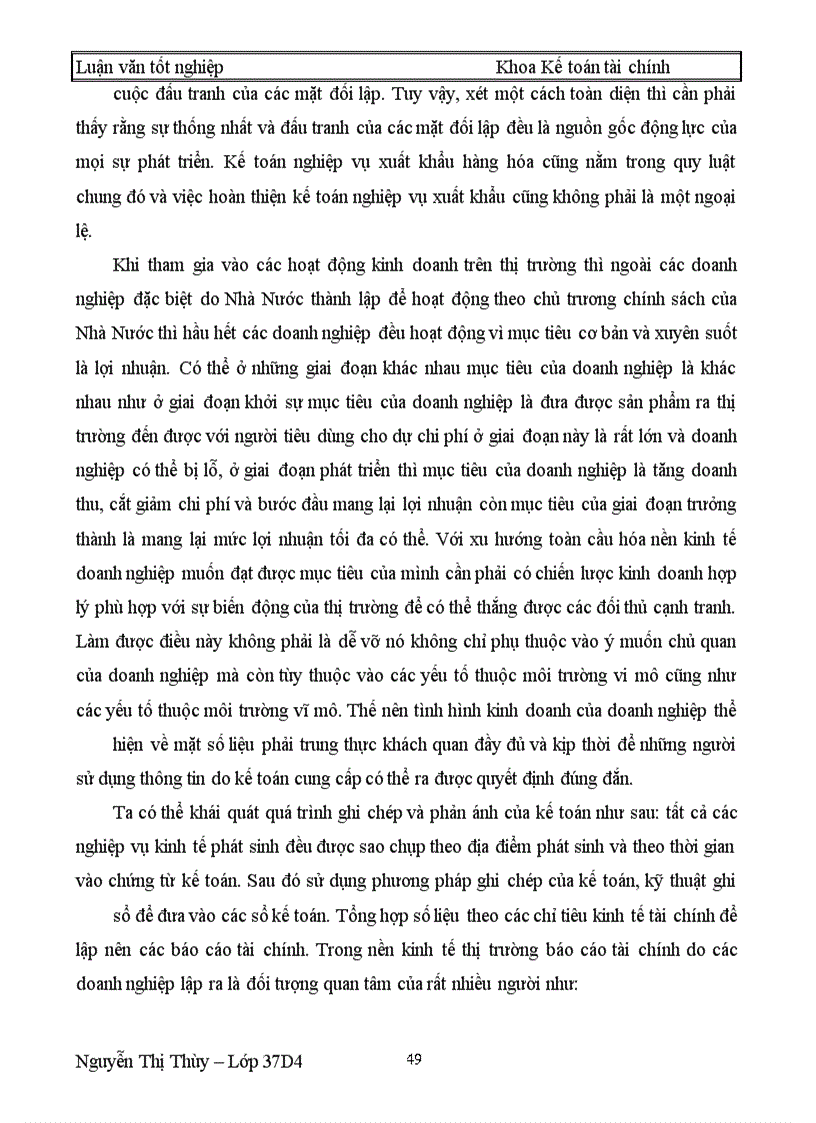 image for page Hoàn thiện kế toán hoạt động xuất khẩu hàng hóa tại công ty cổ phần xuất nhập khẩu và hợp tác đầu tư Vilexim