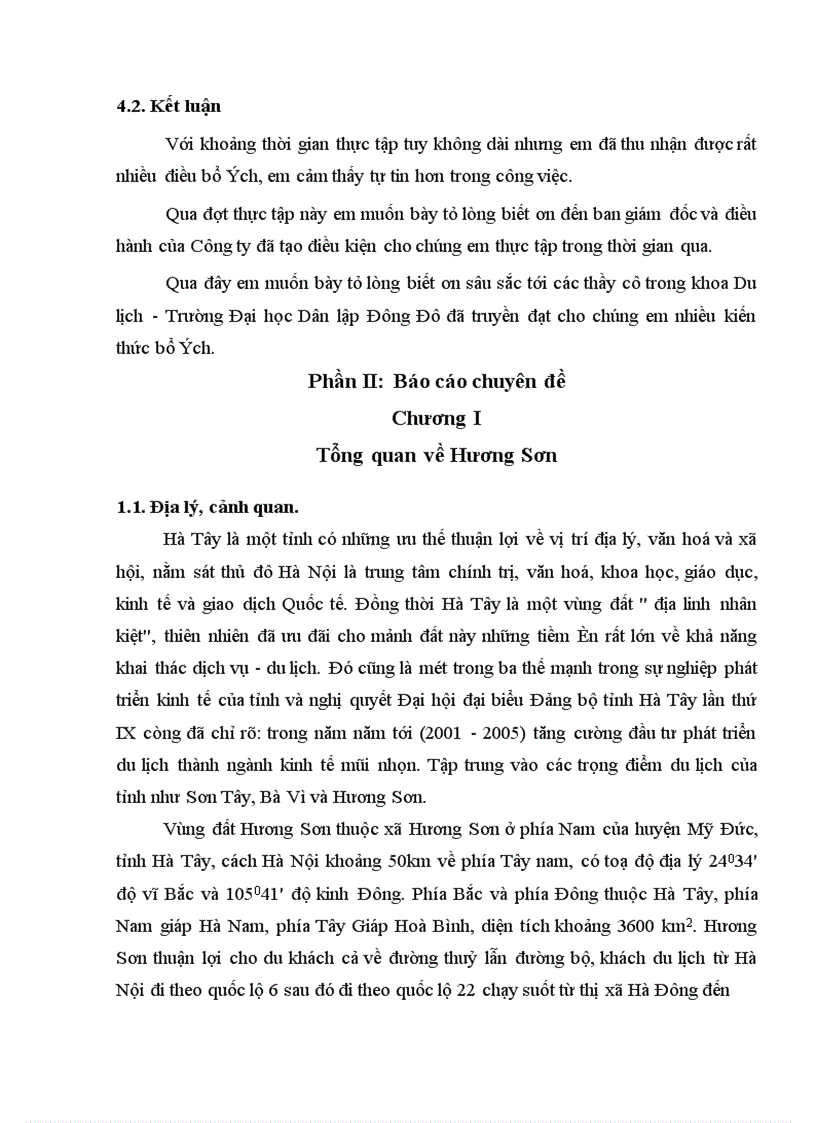 image for page Nghiên cứu tiềm năng tài nguyên phát triển du lịch ở Hương Sơn - Mĩ Đức - Hà Tây