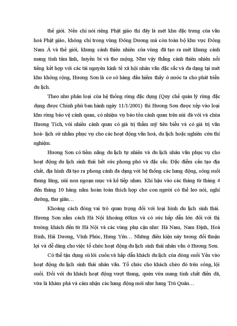 image for page Nghiên cứu tiềm năng tài nguyên phát triển du lịch ở Hương Sơn - Mĩ Đức - Hà Tây