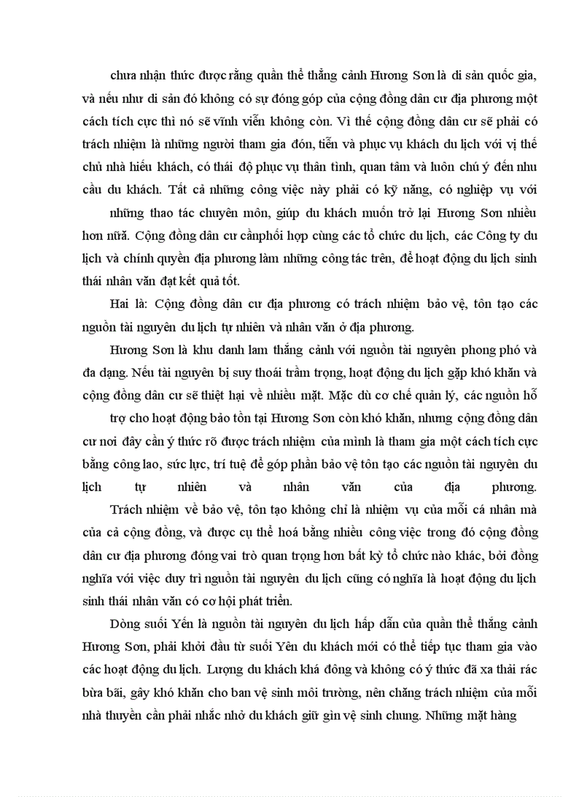 image for page Nghiên cứu tiềm năng tài nguyên phát triển du lịch ở Hương Sơn - Mĩ Đức - Hà Tây