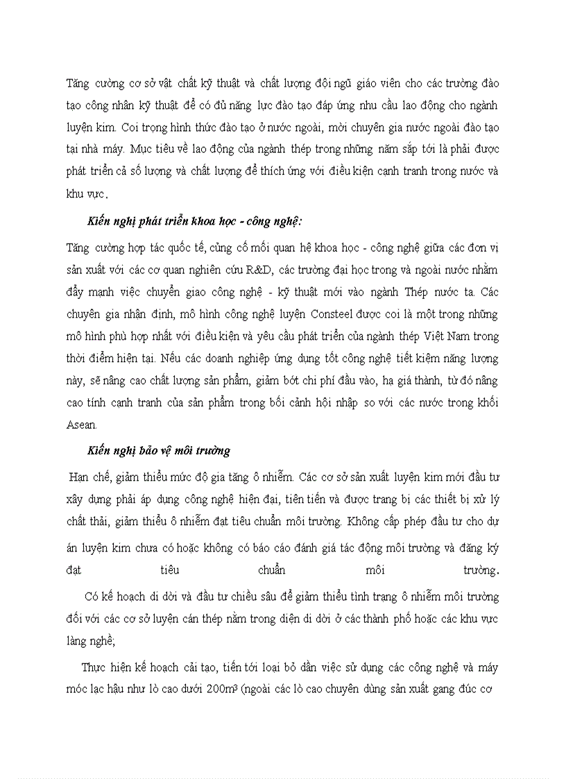 image for page Nâng cao khả năng cạnh tranh của ngành thép nước ta trong qúa trình hội nhập khu vực và quốc tế