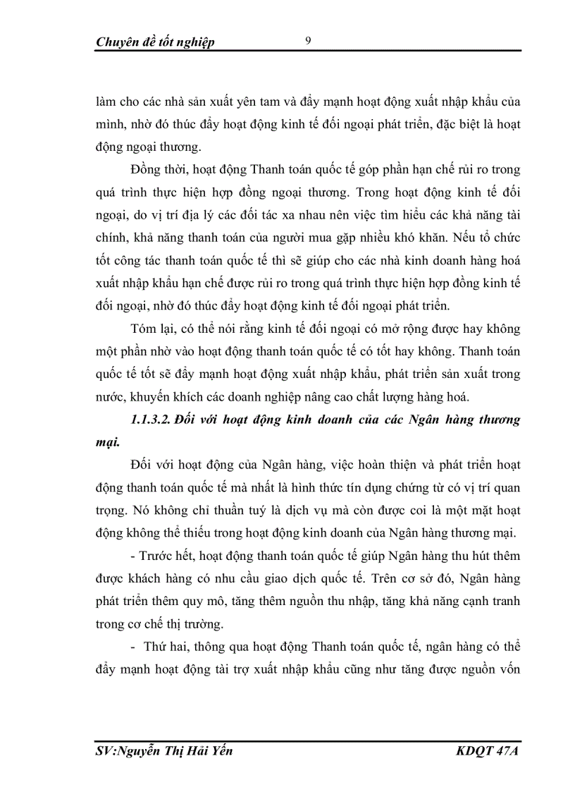 image for page Giải pháp nhằm hoàn thiện hoạt động thanh toán quốc tế tại Ngân hàng BIDV chi nhánh Đông Đô