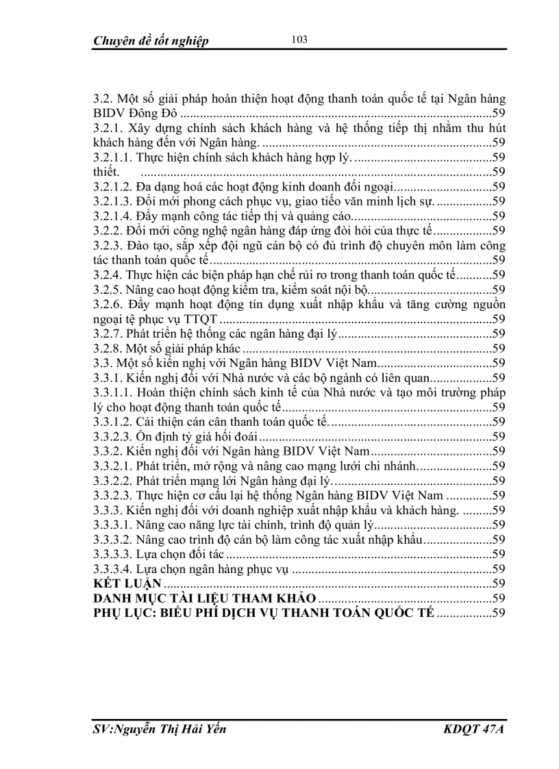 image for page Giải pháp nhằm hoàn thiện hoạt động thanh toán quốc tế tại Ngân hàng BIDV chi nhánh Đông Đô
