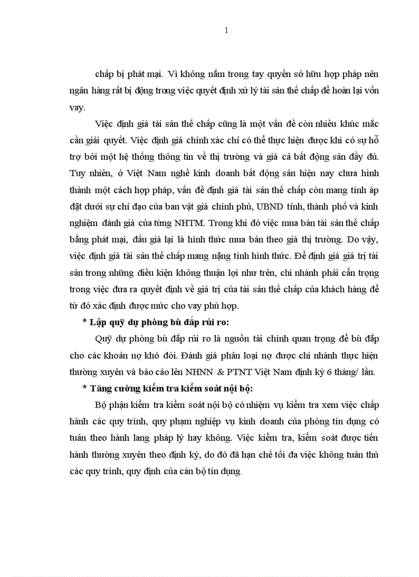 image for page Giải pháp hạn chế rủi ro tín dụng tại NHNo & PTNT Thanh Trì - Hà Nội