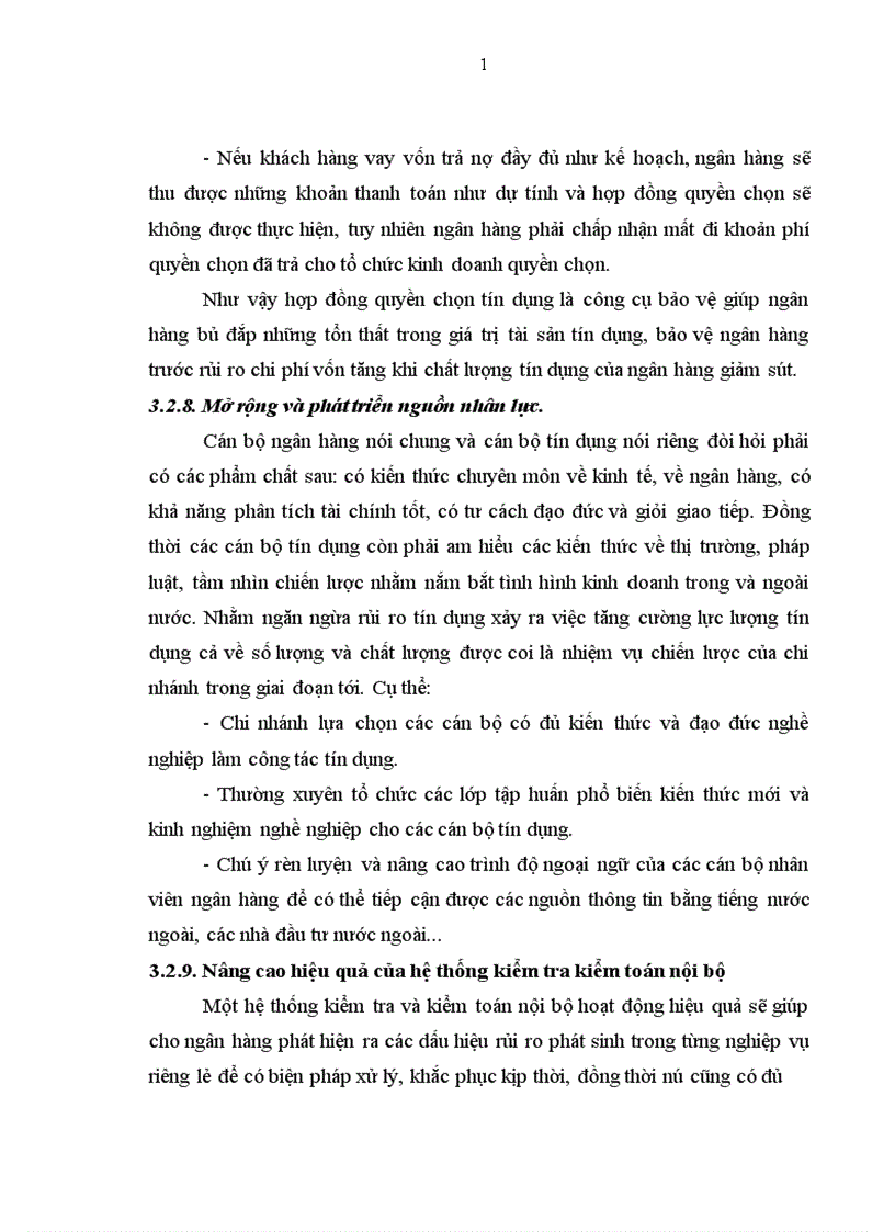 image for page Giải pháp hạn chế rủi ro tín dụng tại NHNo & PTNT Thanh Trì - Hà Nội