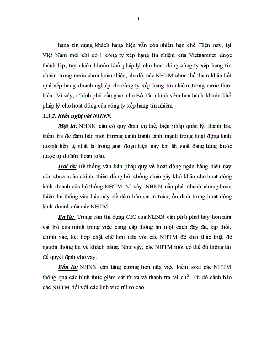 image for page Giải pháp hạn chế rủi ro tín dụng tại NHNo & PTNT Thanh Trì - Hà Nội