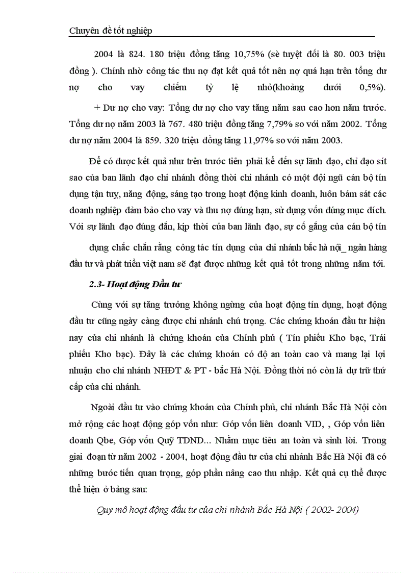 image for page Một số giải pháp nhằm tăng cường huy động vốn tại chi nhánh Ngân hàng Đầu tư và Phát triển Việt Nam - Bắc Hà Nội