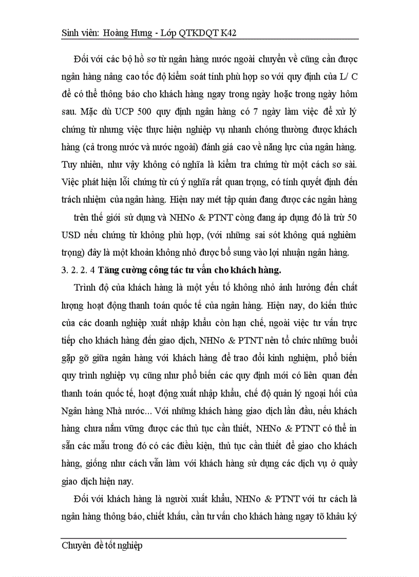image for page Một số biện pháp nhằm nâng cao hiệu quả kinh doanh của các phương thức thanh toán quốc tế tại NHNo&PTNT Nam Hà Nội