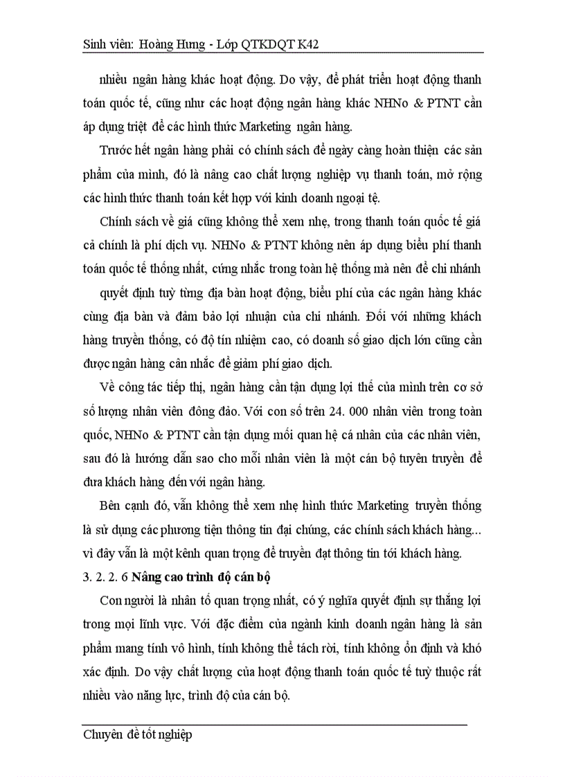 image for page Một số biện pháp nhằm nâng cao hiệu quả kinh doanh của các phương thức thanh toán quốc tế tại NHNo&PTNT Nam Hà Nội