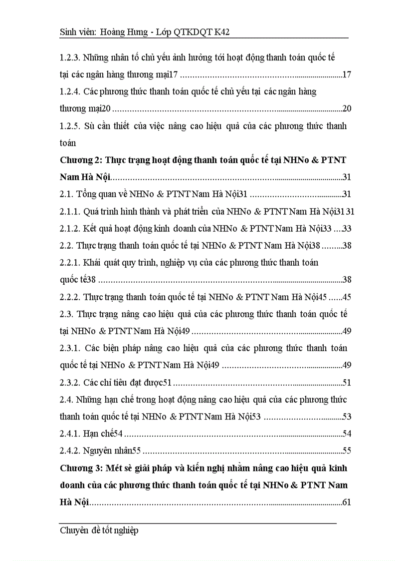 image for page Một số biện pháp nhằm nâng cao hiệu quả kinh doanh của các phương thức thanh toán quốc tế tại NHNo&PTNT Nam Hà Nội