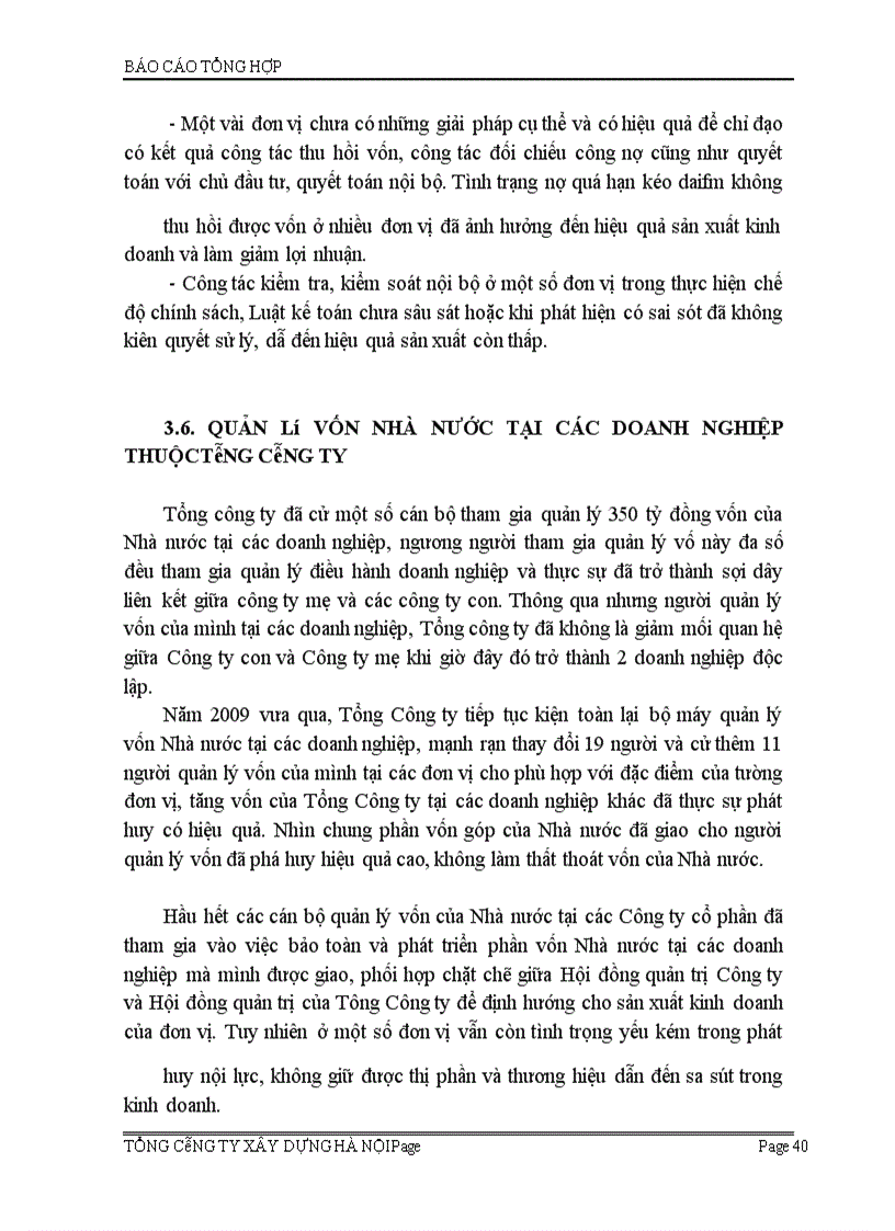 image for page Báo cáo tổng hợp về tổng công ty xây dựng hà nội