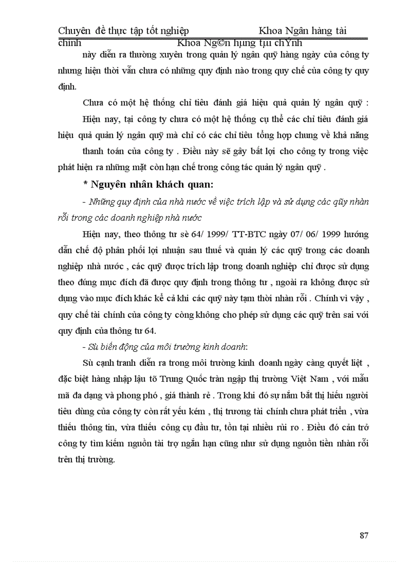 image for page Thực trạng quản lý ngân quỹ tại công ty TBGDI