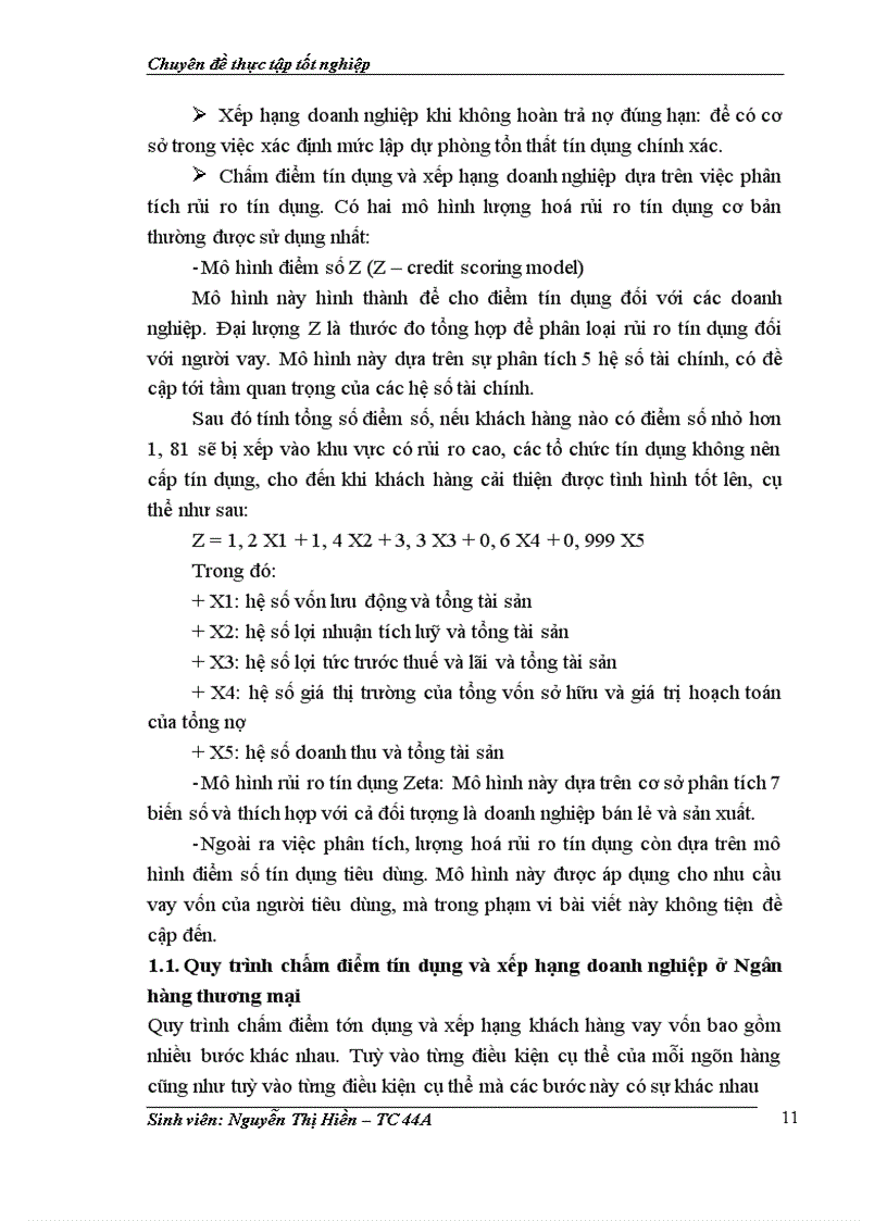 image for page Giải pháp hoàn thiện hoạt động chấm điểm tín dụng và xếp hạng doanh nghiệp vay vốn tại Ngân hàng Công Thương khu vực Chương Dương
