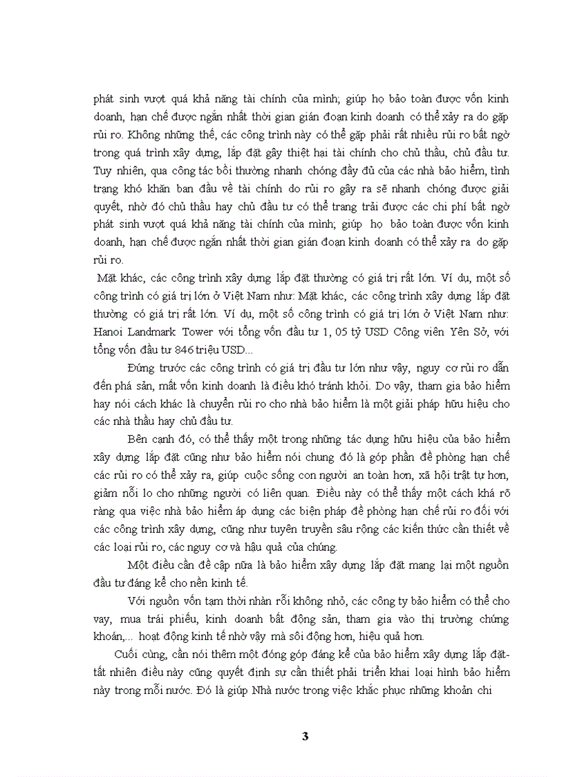 image for page Quá trình thực hiện tái bảo hiểm xây dựng lắp đặt tại Tổng công ty cổ phần tái bảo hiểm quốc gia Việt Nam giai đoạn 2005 - 2009