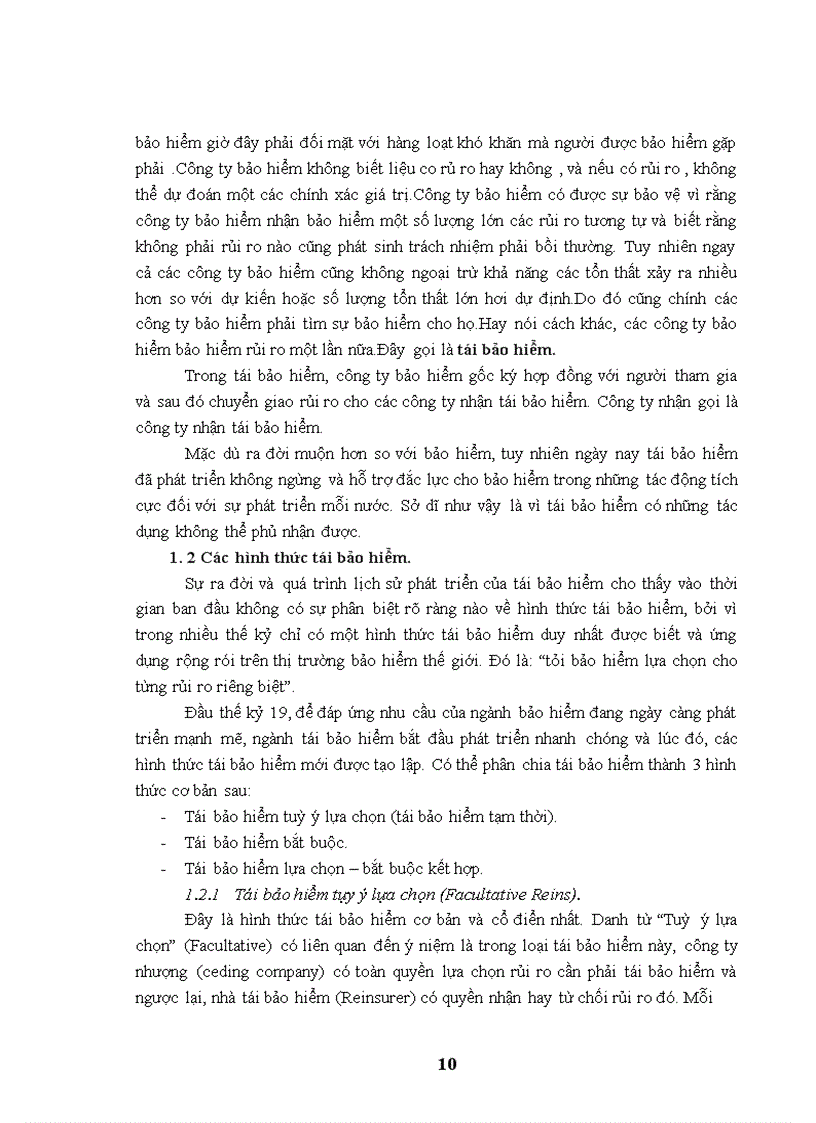 image for page Quá trình thực hiện tái bảo hiểm xây dựng lắp đặt tại Tổng công ty cổ phần tái bảo hiểm quốc gia Việt Nam giai đoạn 2005 - 2009