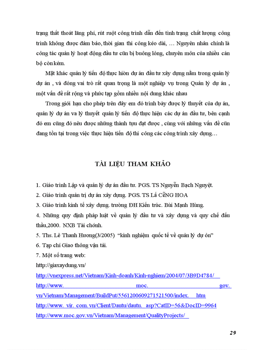 image for page Quản lý tiến độ thực hiên dự án đầu tư xây dựng ở các doanh nghiệp đầu tư xây dựng tại Việt Nam