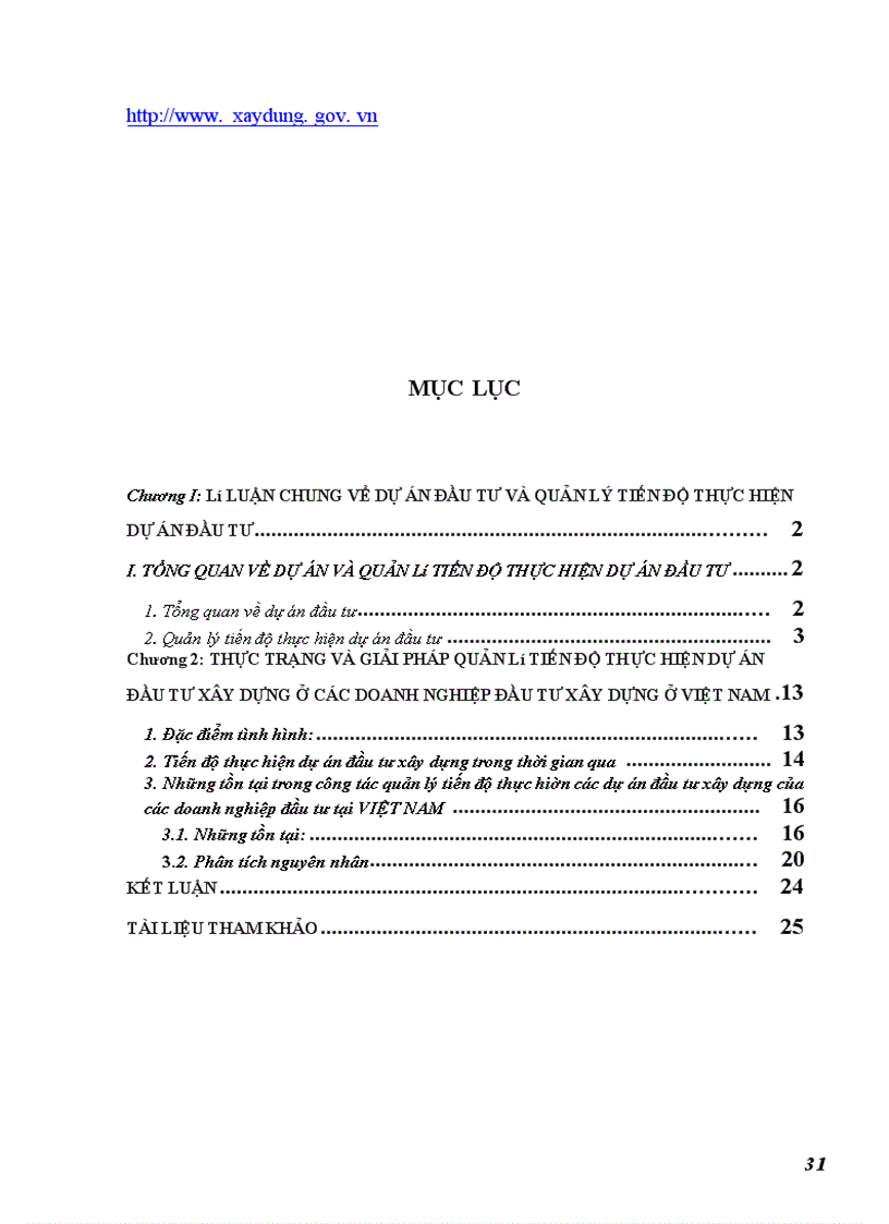 image for page Quản lý tiến độ thực hiên dự án đầu tư xây dựng ở các doanh nghiệp đầu tư xây dựng tại Việt Nam