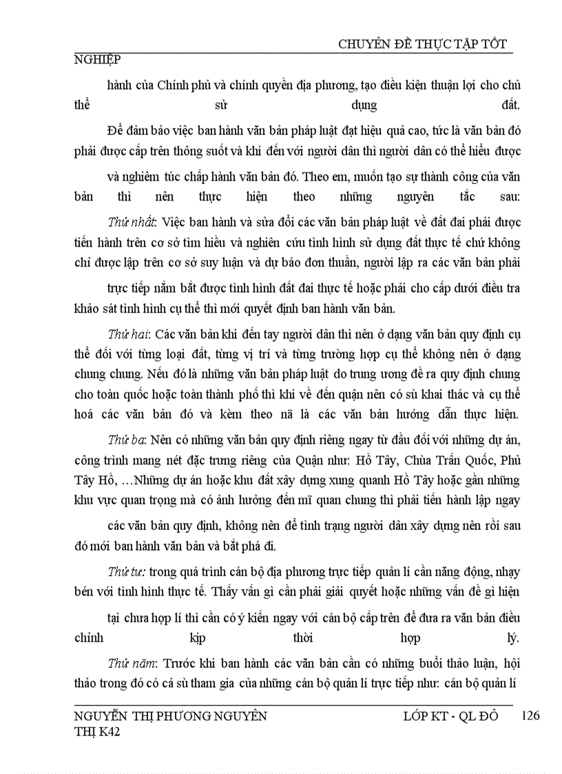 image for page Công tác quản lý nhà nước về qui hoạch sử dụng đất trên địa bàn quận Tây Hồ