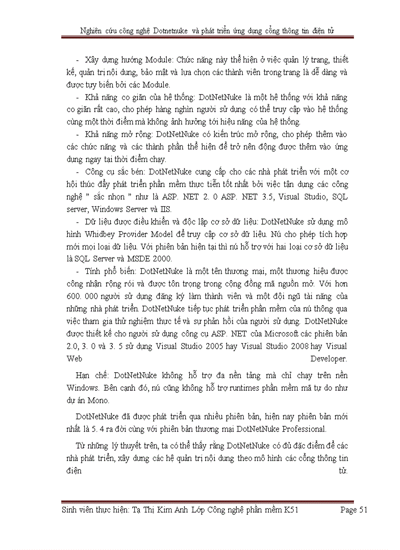 image for page Nghiên cứu công nghệ Dotnetnuke và phát triển ứng dụng cổng thông tin điện tử