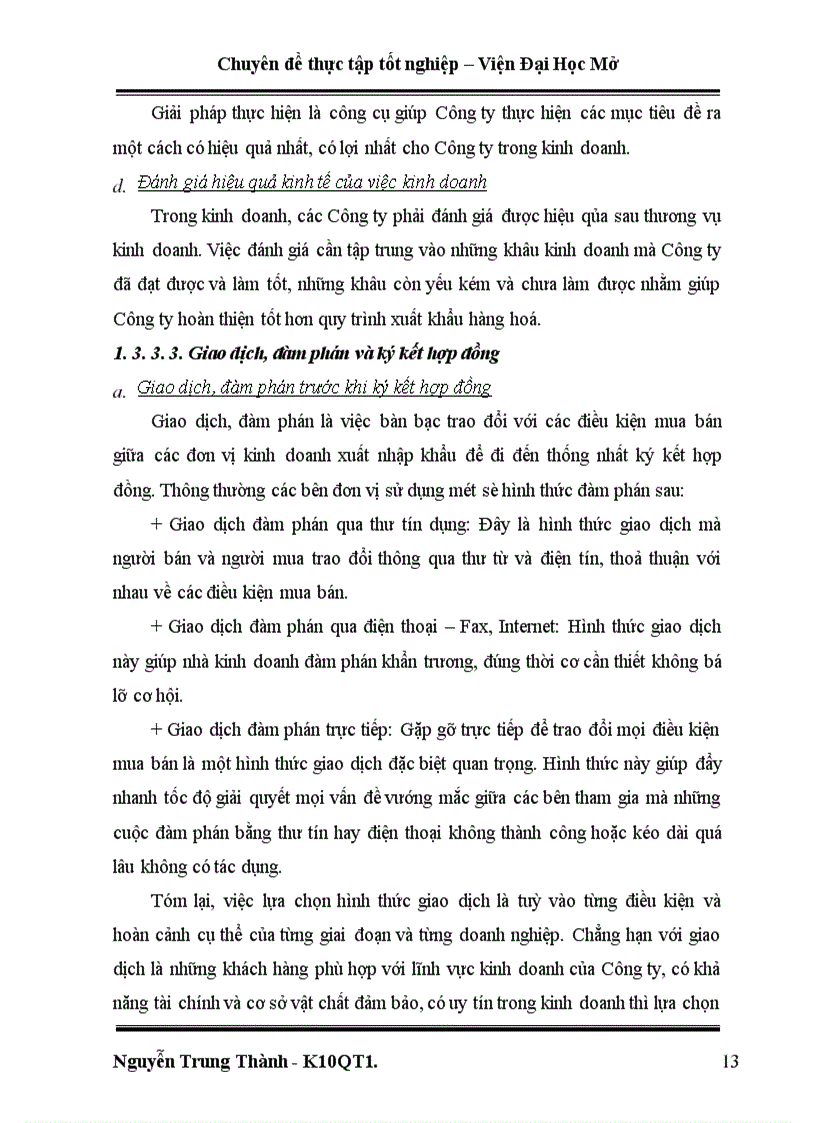 image for page Một số giải pháp hoàn thiện hoạt động kinh doanh xuất khẩu tại Công ty Xuất Nhập khẩu Tổng Hợp I – bộ thương mại.