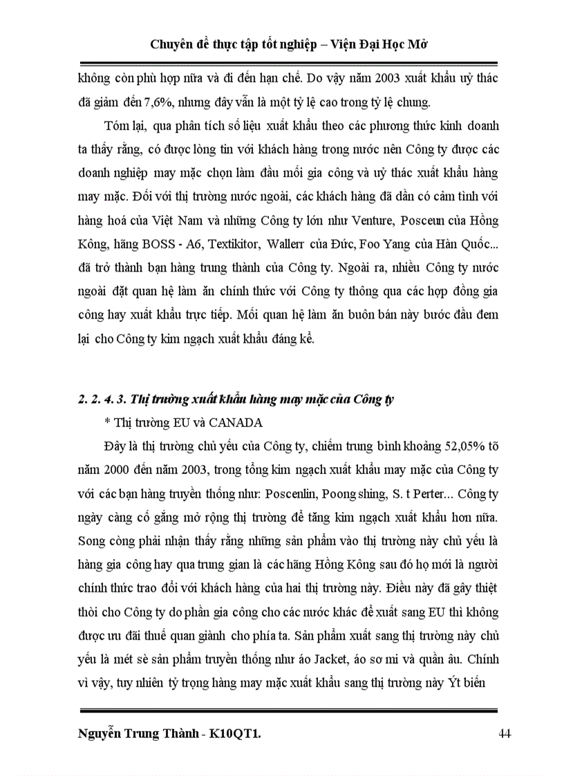 image for page Một số giải pháp hoàn thiện hoạt động kinh doanh xuất khẩu tại Công ty Xuất Nhập khẩu Tổng Hợp I – bộ thương mại.