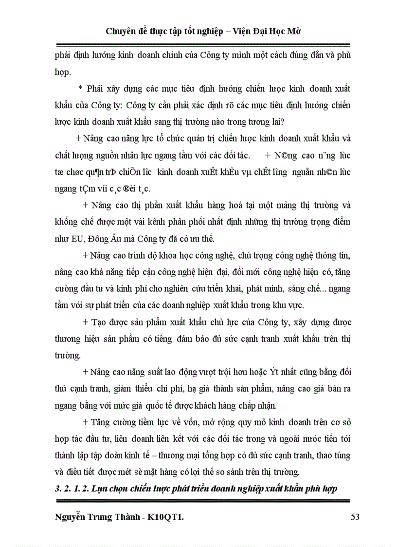 image for page Một số giải pháp hoàn thiện hoạt động kinh doanh xuất khẩu tại Công ty Xuất Nhập khẩu Tổng Hợp I – bộ thương mại.