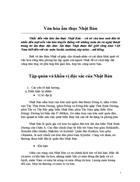 Văn hóa ẩm thực Nhật Bản