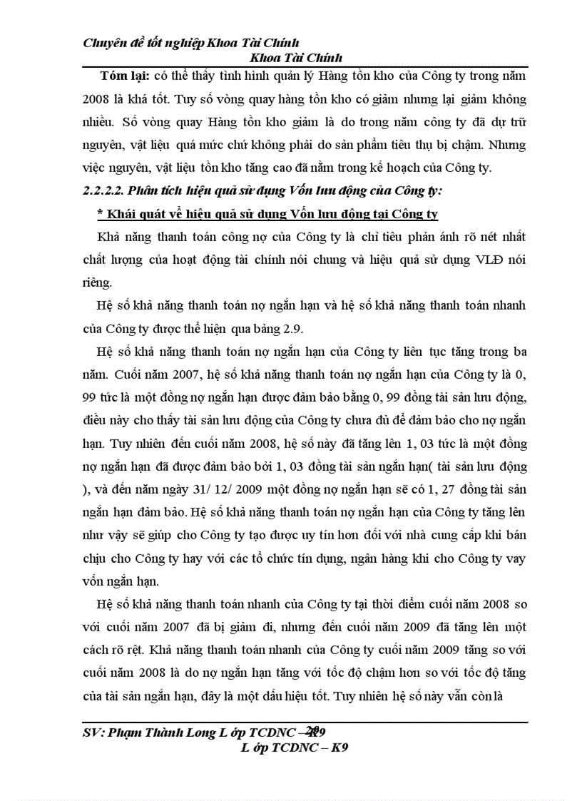 image for page Một số giải pháp, kiến nghị nhằm tăng cường quản lý và nâng cao hiệu quả sử dụng vlđ tại công ty TNHH NGỌC DIỆP: