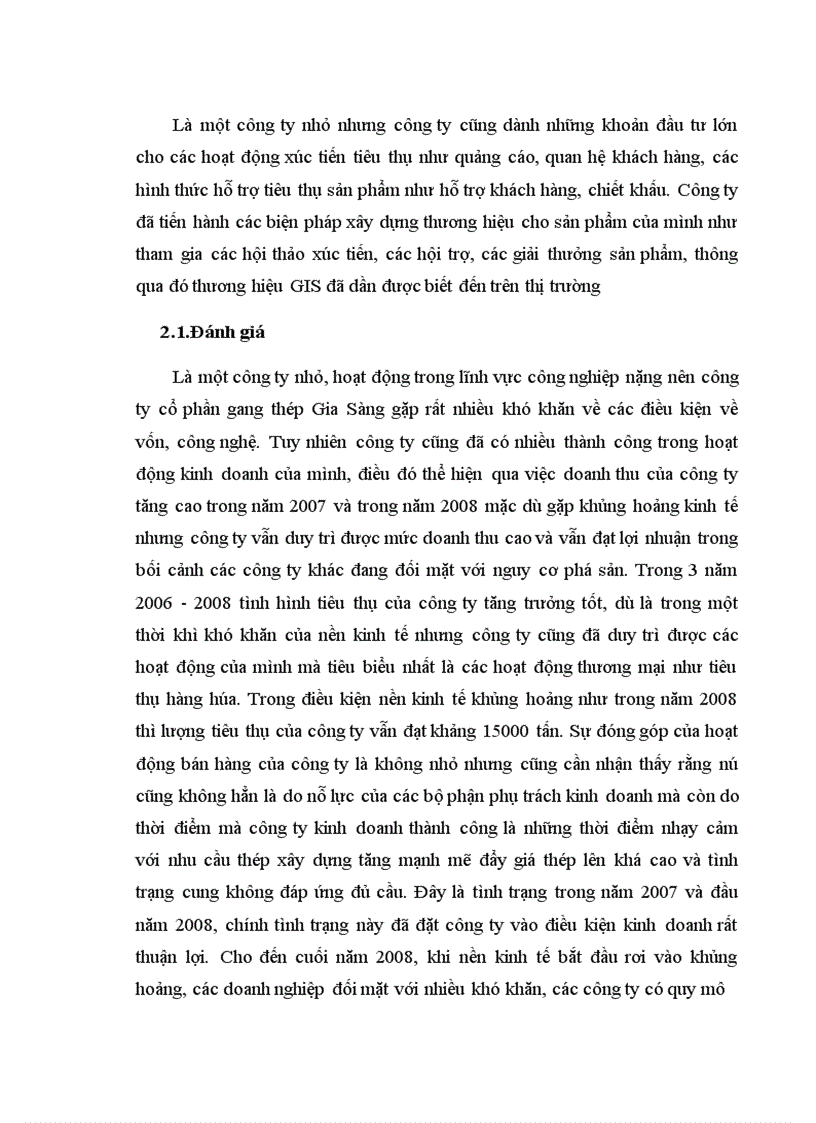 image for page Biện pháp thúc đẩy hoạt động tiêu thụ sản phẩm thép xây dựng tại công ty cổ phần gang thép Gia Sàng