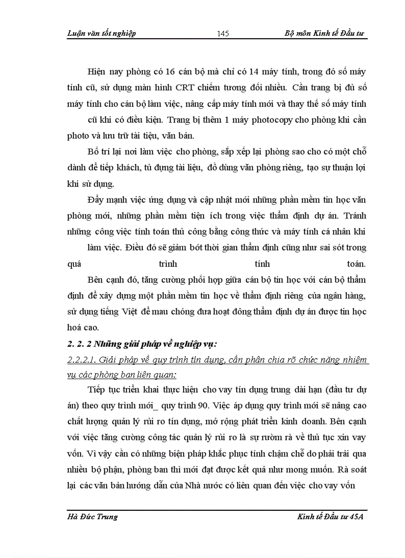 image for page Thẩm định dự án đầu tư vay vốn trung và dài hạn tại Sở giao dịch Ngân hàng Ngoại thương Việt Nam: Thực trạng và giải pháp.