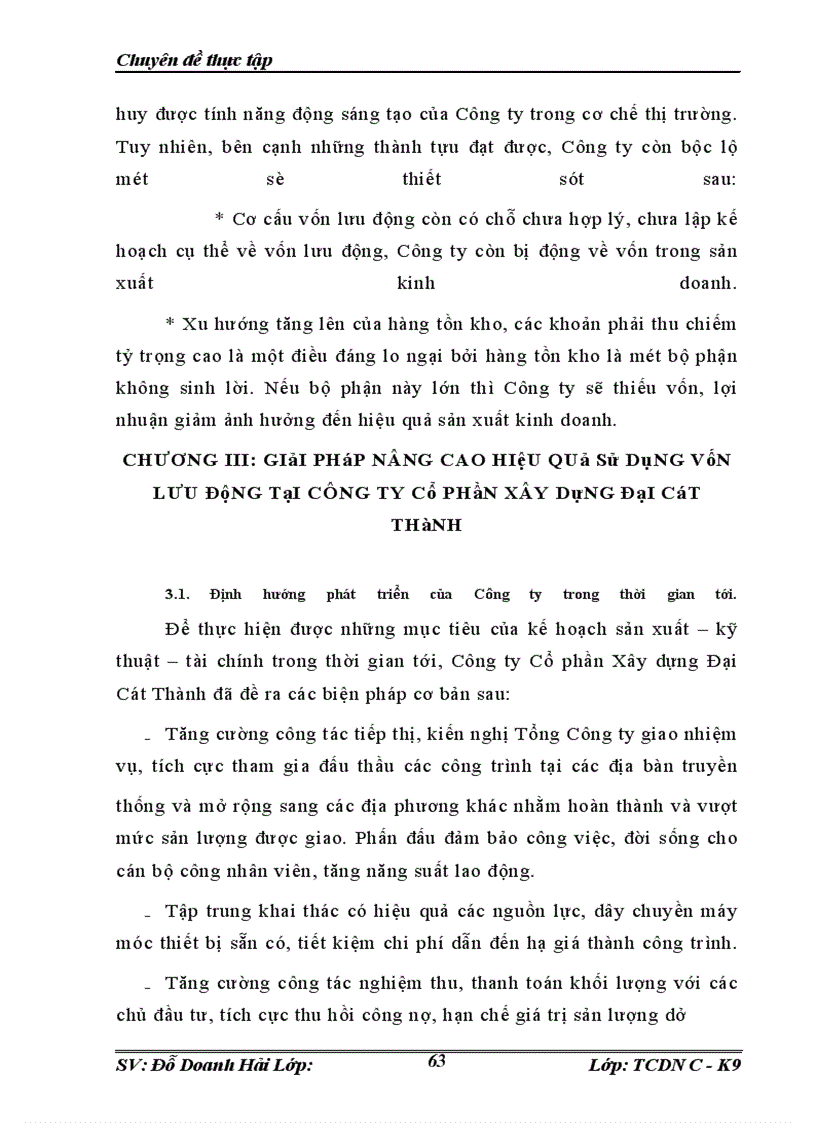 image for page Sử dụng hiệu quả vốn lưu động tại Công ty Cổ phần Xây dựng Đại Cát Thành