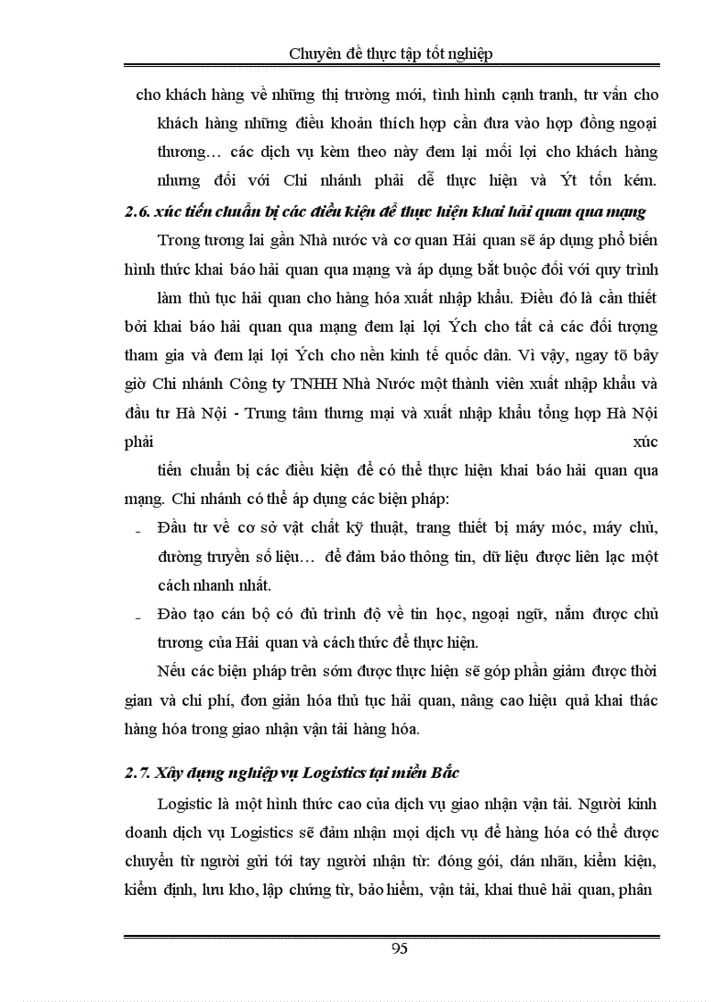 image for page Hoạt động kinh doanh dịch vụ giao nhận hàng hóa quốc tế tại Chi nhánh Công ty TNHH Nhà Nước một thành viên xuất nhập khẩu và đầu tư Hà Nội-Trung tâm thương mại và xuất nhập khẩu tổng hợp Hà Nội : thực trạng và giải pháp phát triển
