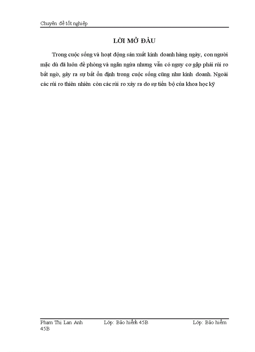 image for page Nghiệp vụ bảo hiểm hoả hoạn và các rủi ro đặc biệt tại công ty bảo hiểm Ngân hàng Đầu Tư và Phát Triển