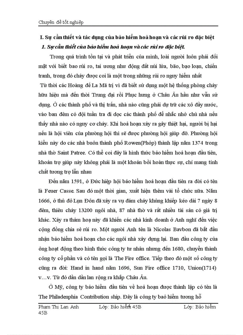 image for page Nghiệp vụ bảo hiểm hoả hoạn và các rủi ro đặc biệt tại công ty bảo hiểm Ngân hàng Đầu Tư và Phát Triển