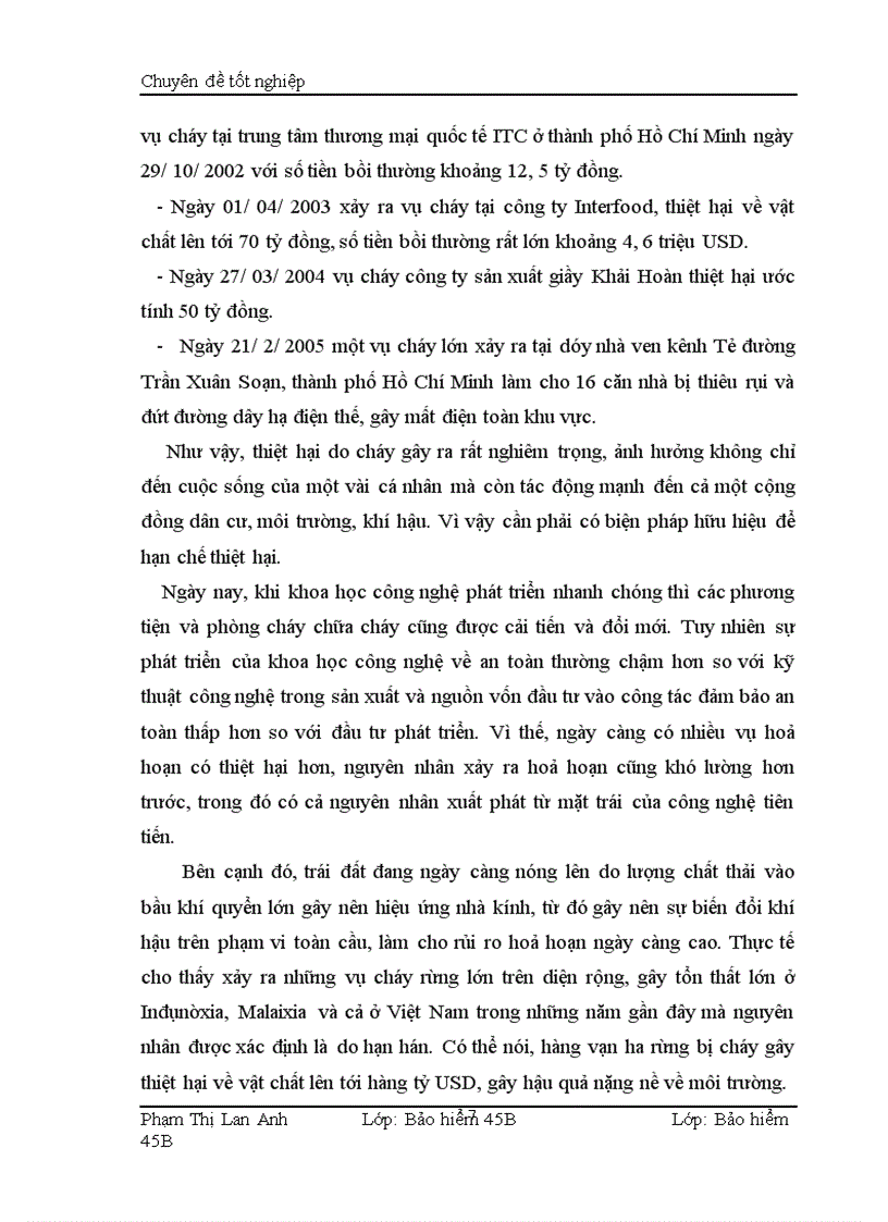 image for page Nghiệp vụ bảo hiểm hoả hoạn và các rủi ro đặc biệt tại công ty bảo hiểm Ngân hàng Đầu Tư và Phát Triển