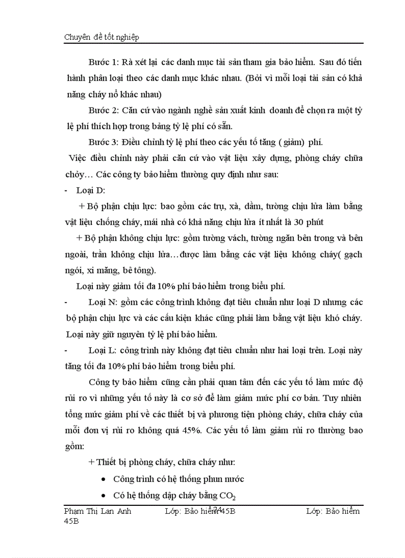 image for page Nghiệp vụ bảo hiểm hoả hoạn và các rủi ro đặc biệt tại công ty bảo hiểm Ngân hàng Đầu Tư và Phát Triển