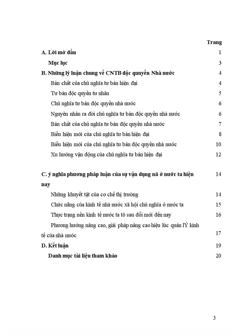 image for page Bản chất và những biểu hiện chủ yếu của chủ nghĩa tư bản độc quyền nhà nuớc. ý nghĩa phương pháp luận của việc vận dụng nó ở nước ta hiện nay